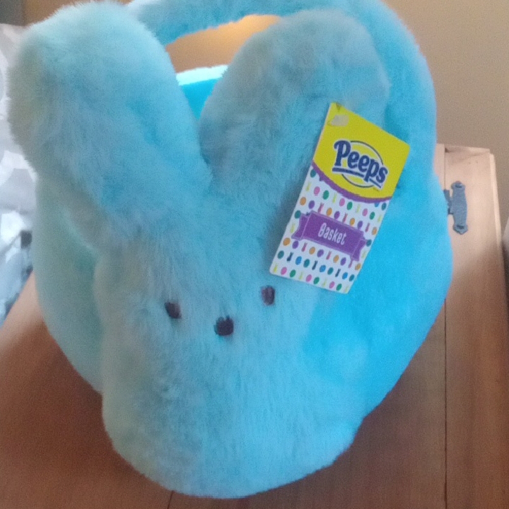 Peeps Blue Bunny Basket